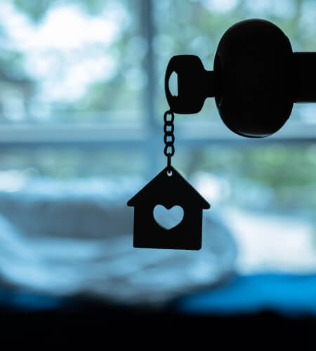 key in the door